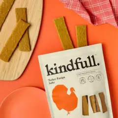 Turkey Flavor Recipe Jerky Dog Treats - Kindfull&trade; 16oz