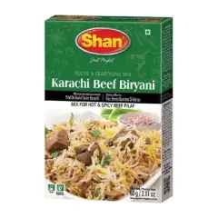 Shan Seasoning Mix -karachi Beef Biryani 60 gms - Shan Masala