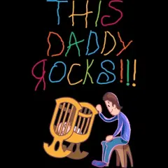 Men's Design By Humans Cute This Daddy Rocks The Baby By walrusindsutries Tank Top