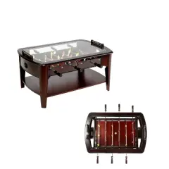 Barrington 42'' Foosball Durable Coffee Table with Tabletop Sports Soccer Balls