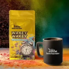 Java Factory Light Roast Wakey Wakey  Ground Coffee Bags, 10 oz each, 6 pack