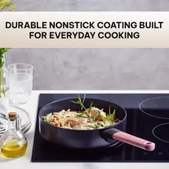 Brabantia Tasty+ Ceramic Nonstick Saute Pan 9.5" Non Toxic Skillet Frying Pan