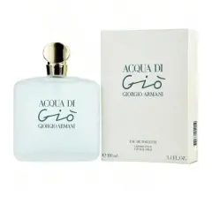 Acqua Di Gio By Giorgio Armani Women Peony, Pineapple, Musk Vodka, Violet, Amber, Sandalwood Edt Spray 3.4 Oz