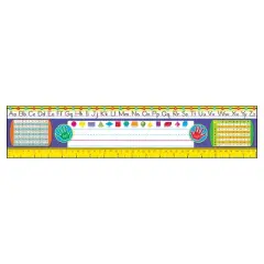 TREND Zaner-Bloser Desk Toppers Reference Name Plates, Grades 2-3, 36 Per Pack, 3 Packs