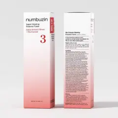 numbuzin No.3 Super Glowing Essence Face Toner - 6.76 fl oz