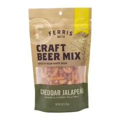 Ferris Nut Co. Craft Beer Cheddar Jalapeno Mix - Case of 12/6 oz