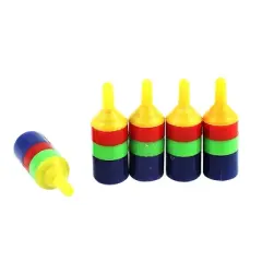 Unique Bargains Plastic Coated Airstone Diffuser Air Curtain for Aquarium Tank 0.6" x 1.7" 5 Pcs