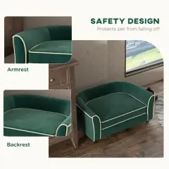 SEVOBAL Dog Couch Pet Bed Dog Sofa with Soft Cushion, Removable Cover for Small and Medium Pets(31.1"*22"*13.8")