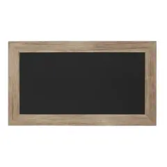 23.25" x 13.25" Beatrice Framed Magnetic Chalkboard Rustic Brown - DesignOvation