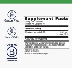 Metagenics UltraFlora Control Probiotic - Daily Probiotic Supplement to Help Support Healthy Body Weight Regulation - 30 Servings