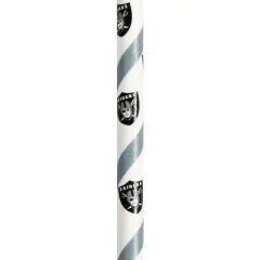 72ct Las Vegas Raiders Football Paper Straws