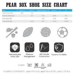 PEAR SOX Striped OTC Baseball, Softball, Football Socks (A) Navy, White