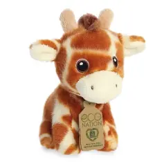 Aurora Mini Giraffe Eco Nation Eco-Friendly Stuffed Animal Brown 5"