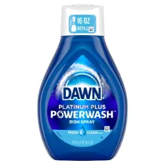Dawn Platinum Powerwash Dish Spray, Dish Soap Refill - Fresh - 16oz