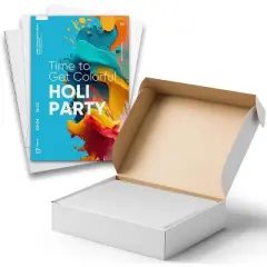 Hamilco White Cardstock Thick Paper 8 1/2 x 11" Heavy Weight 130 lb Cover Card Stock - 50 Pack