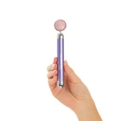 Plum Beauty Rose Quartz Vibrating Facial Massager - 1ct