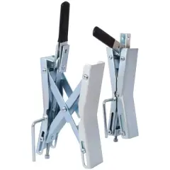 X-Chock Wheel Stabilizer, Anti-Move Tire Wheel Chock For RV Travel Trailer Camper, Universal Quick-Lock Tire-Stop