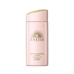 Anessa By Shiseido Perfect UV Sunscreen Mild Milk for Sensitive Skin SPF 50+ PA++++ [90ml LARGE SIZE] | Sun Protection from Japan.