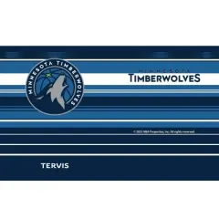 NBA Minnesota Timberwolves 20oz Hype Stripes Stainless Steel Tumbler