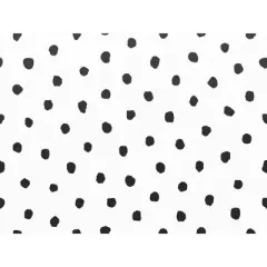 Teacher Created Resources&reg; Fun Size Better Than Paper Bulletin Board Roll Black Painted Dots on White