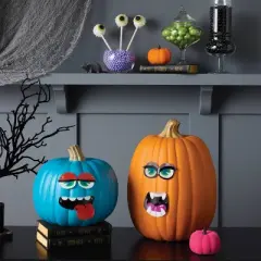 75pc Pumpkin Pusher Silly Face Halloween Decorative Prop Kit - Hyde and EEK! Boutique&trade;