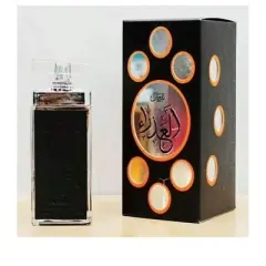 Lattafa Al Azra'a Black By Lattafa Eau De Parfum Spray (Unisex) 3.4 Oz For Men