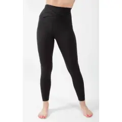 Yogalicious - Women's  Lux Super High Rise Ankle Leggings with Elastic Free Criss Cross Waistband