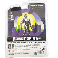 1986 Ford Taurus LX Black  (Weathered) "RoboCop 35th Anniversary" (1987) Movie 1/64 Diecast Model Car by Greenlight