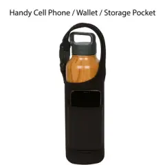 Healthy Human Water Bottle Take Me with U Sling - Small, Black