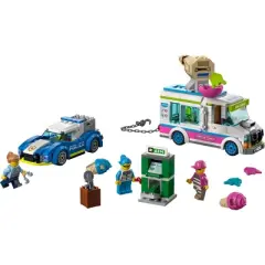 LEGO City Police Ice Cream Truck Police Chase Van Toy 60314