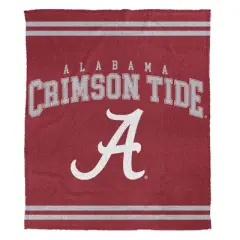 NCAA Alabama Crimson Tide Vintage Arch Cozy Knit Throw Blanket