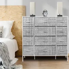 Sorbus Drawer Dresser for Bedroom Clothes Storage Gray