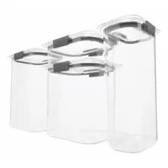 Rubbermaid 8pc Brilliance Pantry Food Storage Container Set