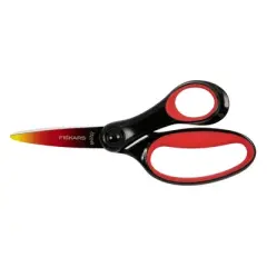 Fiskars Pointed-Tip Softgrip School Supplies Big Kids Scissors for Kids 8 to 11 - 6" Scissors Black Ombre