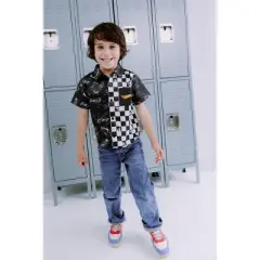Hot Wheels Button Down Dress Shirt Toddler