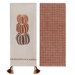 2pk Dishtowels Pumpkin - Bullseye's Playground&trade;