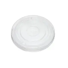 Inno-Pak Flat Lid for 12-24 oz Cold Cup Recycled Plastic - Pack of 50
