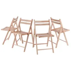 4pc Folding Chairs - Winsome
