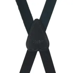 CTM Coated Leather Clip-End 3/4 Inch Suspenders