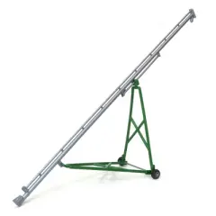 Standi Toys 1/64 Silver and Green Plastic Grain Auger (80 Ft to Scale) ST124 ST50503SG