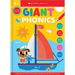 Giant Phonics Workbook: Scholastic Early Learners (Giant Workbook) - by  Scholastic Early Scholastic Early Learners (Paperback)
