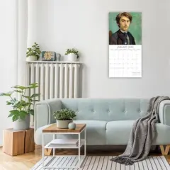 2026 Square Wall Calendar, Toulouse-Lautrec, 16-Month Arts & Antiques Theme with 180 Reminder Stickers (12x12 In)