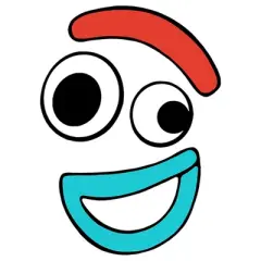 Boy's Toy Story Forky Smiling Face T-Shirt