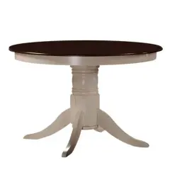 45" Dylan Dining Table Buttermilk/Oak - Acme Furniture