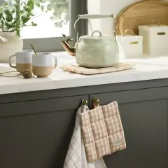 2qt Stainless Steel Arch Cutout Teapot Serene Green - Hearth & Hand&trade; with Magnolia