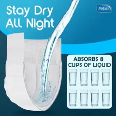 Inspire Adult Diapers Women or Men - MAX Absorbency | Our Most Absorbent and Dry, Incontinence Underwear