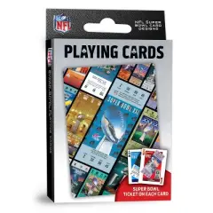 MasterPieces Officially Licensed NFL League-NFL Playing Cards - 54 Card Deck for Adults