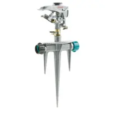 Gilmour Impulse Sprinkler, Metal Spike Base 5800 sq ft
