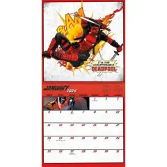Marvel 2026 Deadpool 12"x12" Wall Calendar