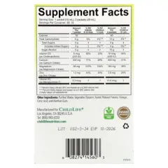 ChildLife Essentials Liquid Calcium with Magnesium Plus K2 & D3, Natural Orange, 30 Packet, 0.34 fl oz (10 ml)